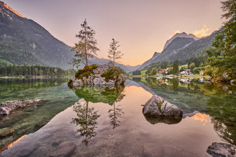 Gemeinde Ramsau Landkreis Berchtesgadener_Land Hintersee (Dirschl Johann) Deutschland BGL